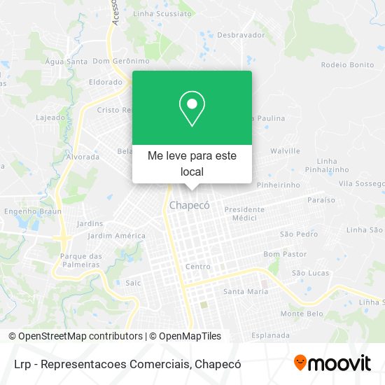 Lrp - Representacoes Comerciais mapa