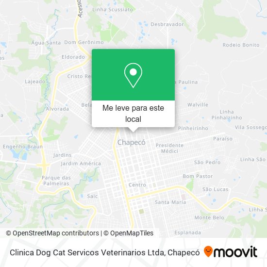 Clinica Dog Cat Servicos Veterinarios Ltda mapa