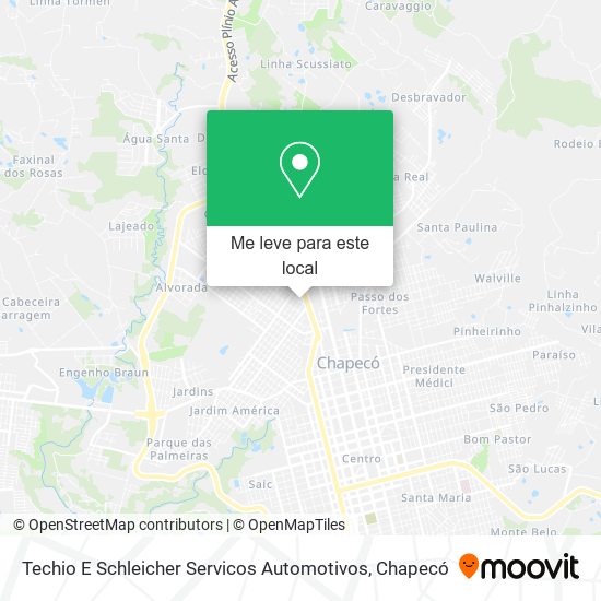 Techio E Schleicher Servicos Automotivos mapa