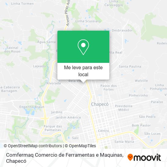 Comfermaq Comercio de Ferramentas e Maquinas mapa