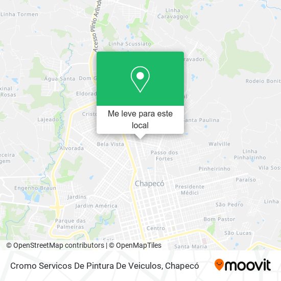 Cromo Servicos De Pintura De Veiculos mapa