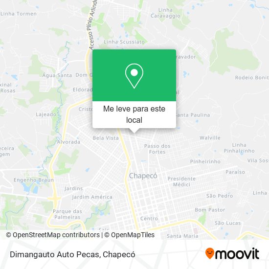 Dimangauto Auto Pecas mapa