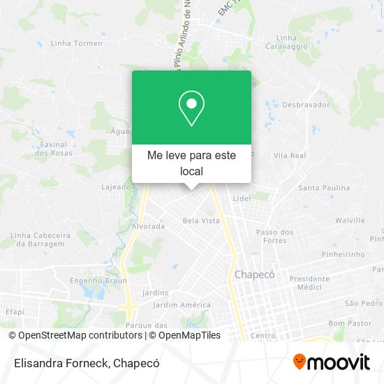 Elisandra Forneck mapa