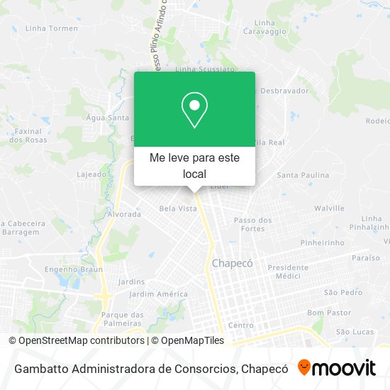 Gambatto Administradora de Consorcios mapa