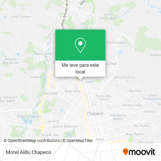 Motel Alibi mapa