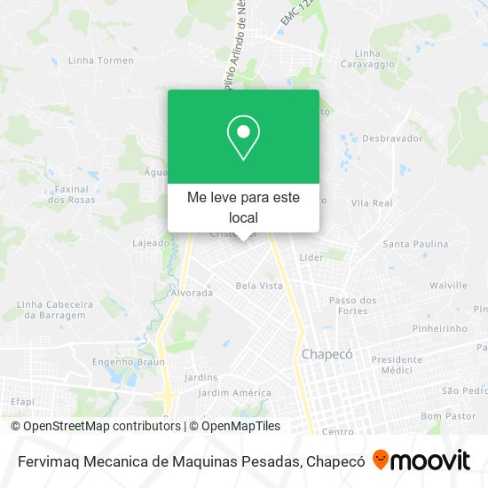 Fervimaq Mecanica de Maquinas Pesadas mapa