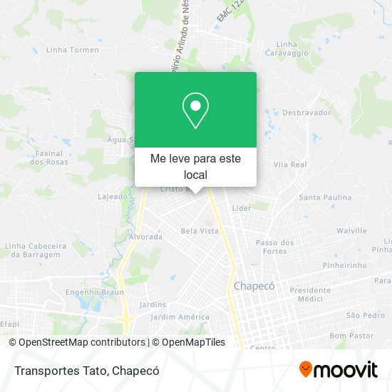 Transportes Tato mapa