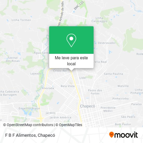 F B F Alimentos mapa