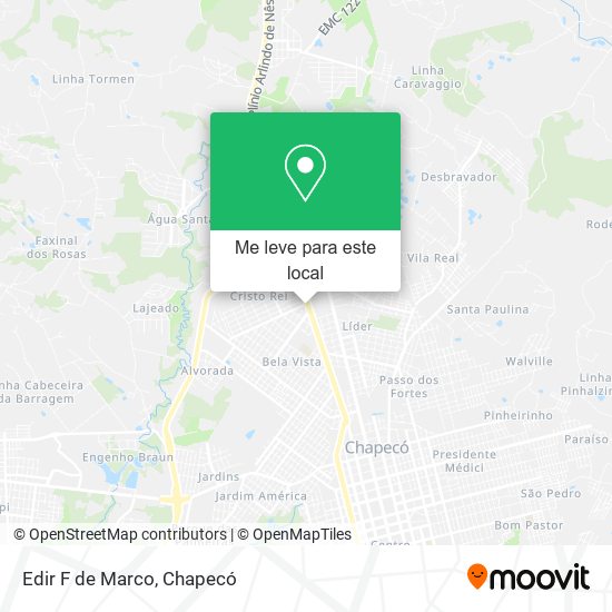 Edir F de Marco mapa