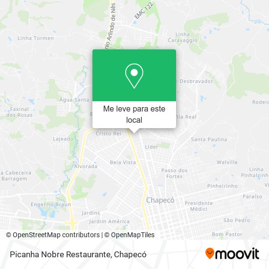 Picanha Nobre Restaurante mapa
