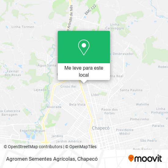 Agromen Sementes Agrícolas mapa