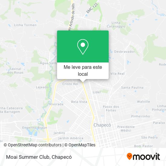 Moai Summer Club mapa