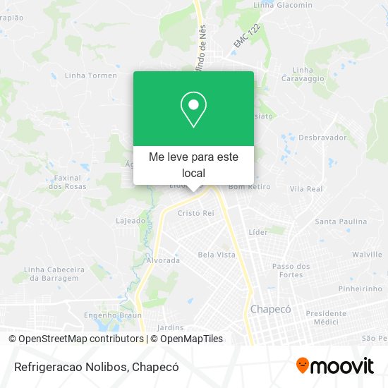 Refrigeracao Nolibos mapa