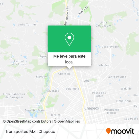 Transportes Mzf mapa