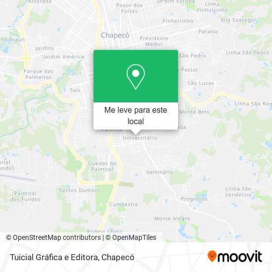 Tuicial Gráfica e Editora mapa