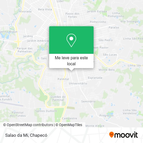 Salao da Mi mapa