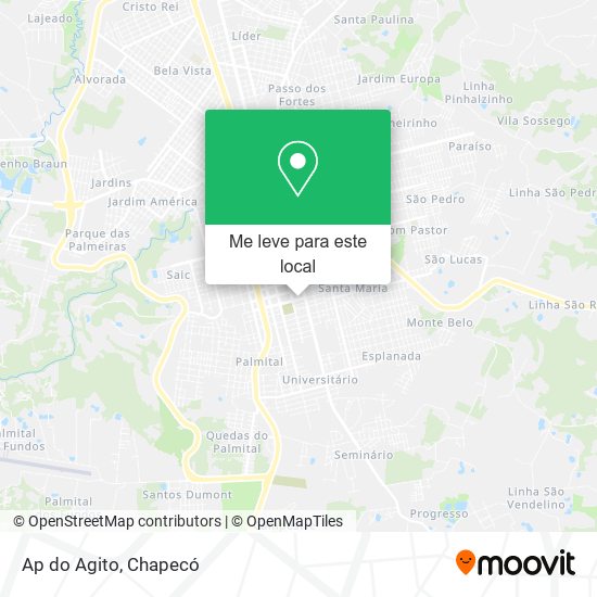 Ap do Agito mapa