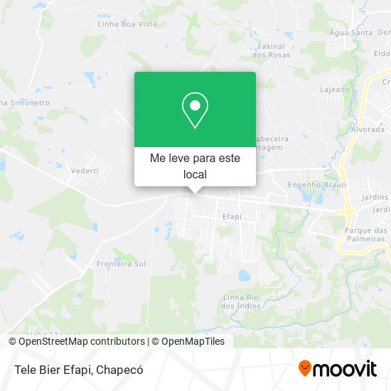 Tele Bier Efapi mapa