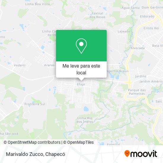 Marivaldo Zucco mapa