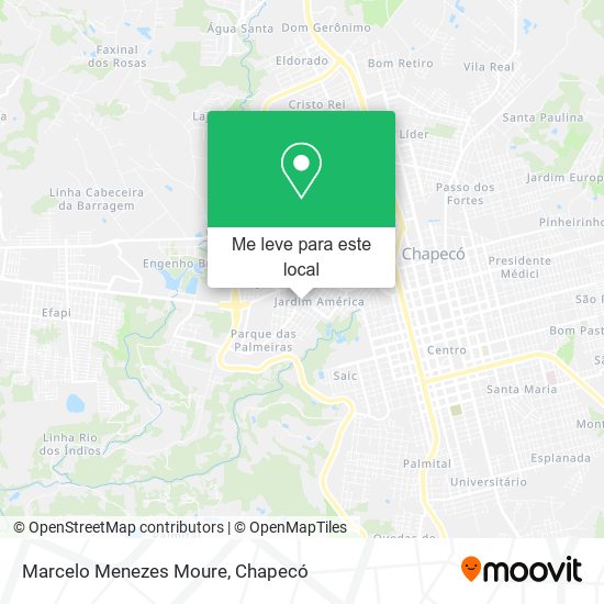 Marcelo Menezes Moure mapa