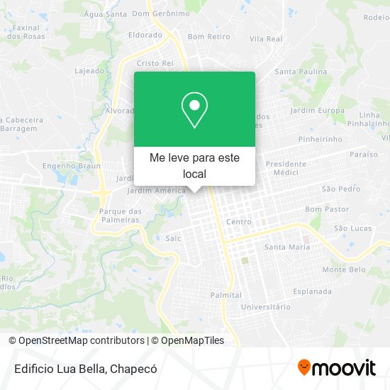 Edificio Lua Bella mapa