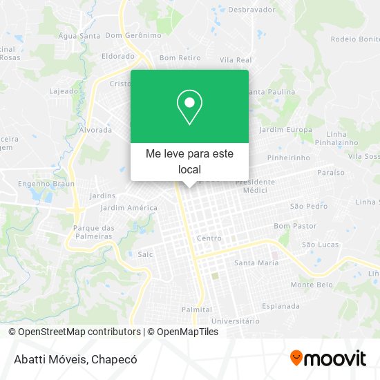Abatti Móveis mapa
