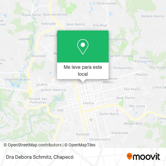 Dra Debora Schmitz mapa