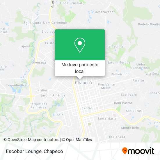 Escobar Lounge mapa