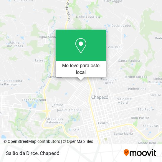 Salão da Dirce mapa