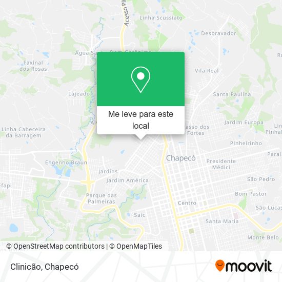 Clinicão mapa