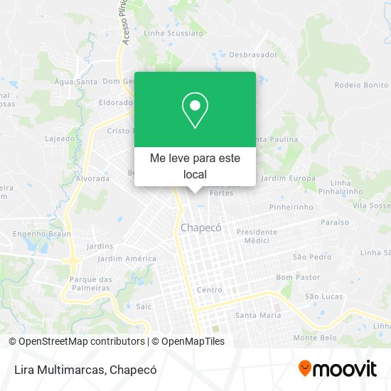 Lira Multimarcas mapa