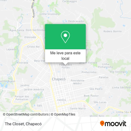 The Closet mapa