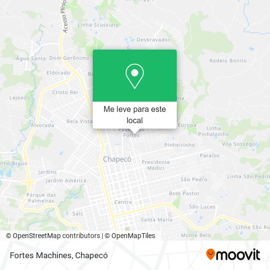 Fortes Machines mapa