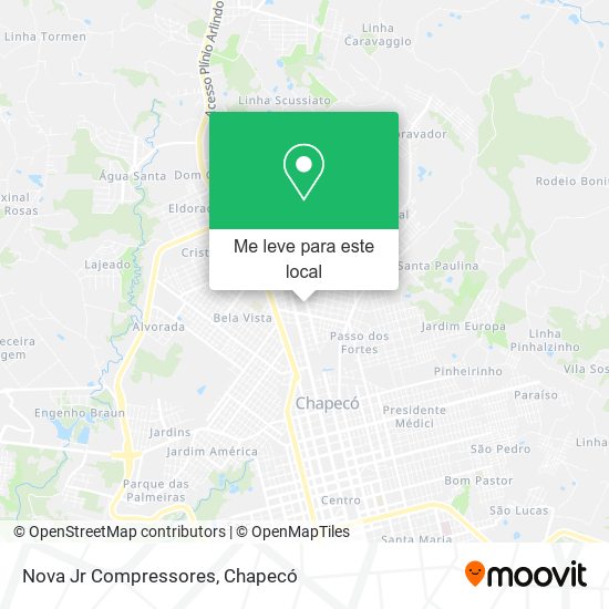 Nova Jr Compressores mapa