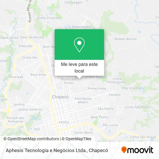 Aphesis Tecnologia e Negócios Ltda. mapa