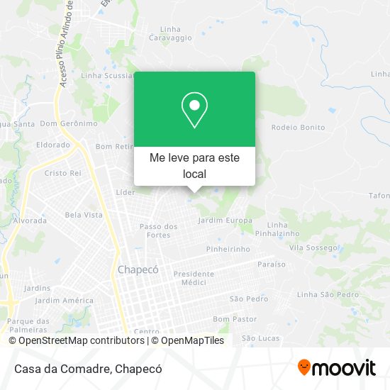 Casa da Comadre mapa