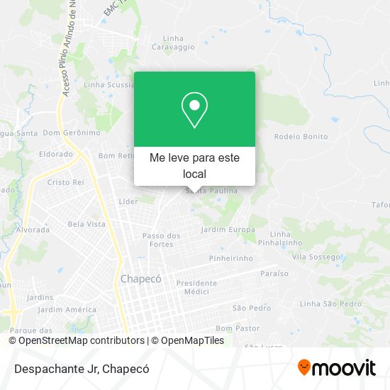 Despachante Jr mapa