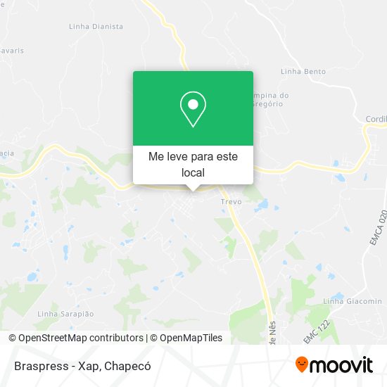 Braspress - Xap mapa
