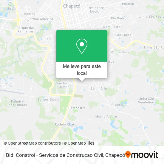 Bidi Constroi - Servicos de Construcao Civil mapa