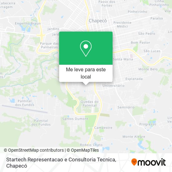 Startech Representacao e Consultoria Tecnica mapa