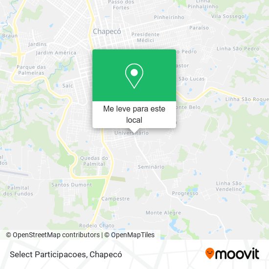 Select Participacoes mapa