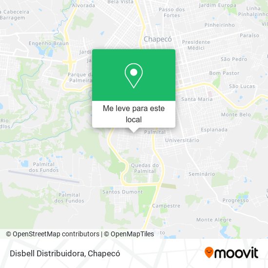 Disbell Distribuidora mapa