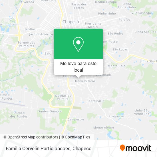 Familia Cervelin Participacoes mapa