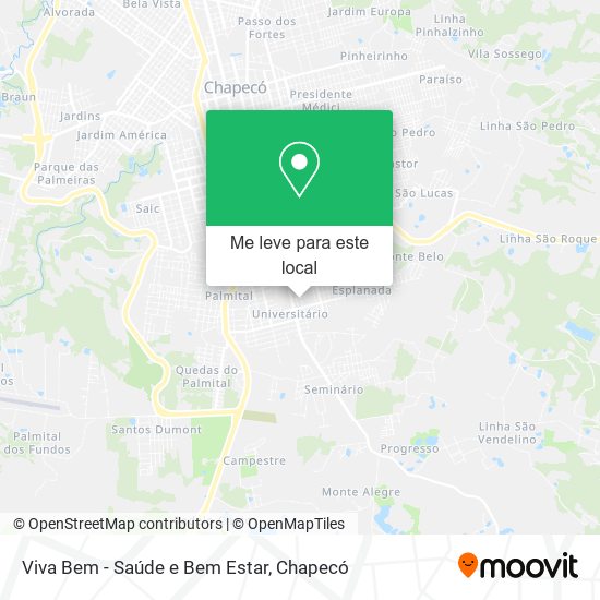 Viva Bem - Saúde e Bem Estar mapa