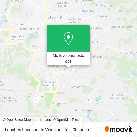 Locaben Locacao de Veiculos Ltda mapa