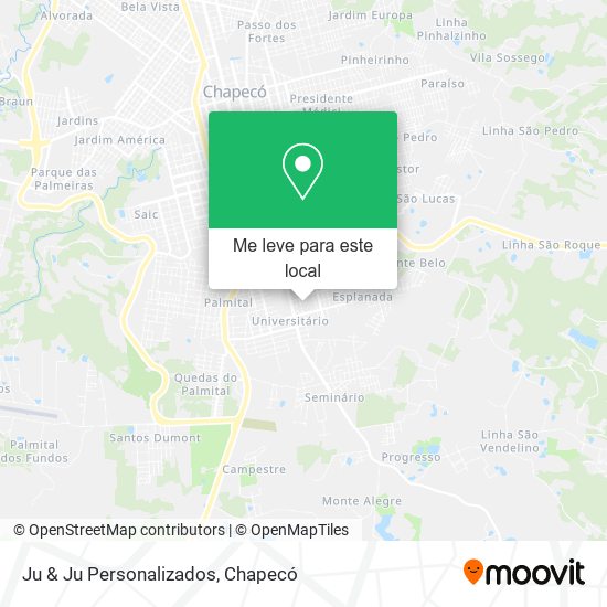 Ju & Ju Personalizados mapa