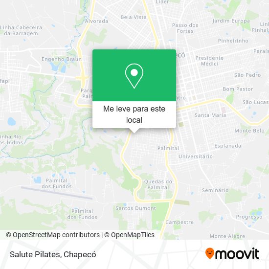 Salute Pilates mapa
