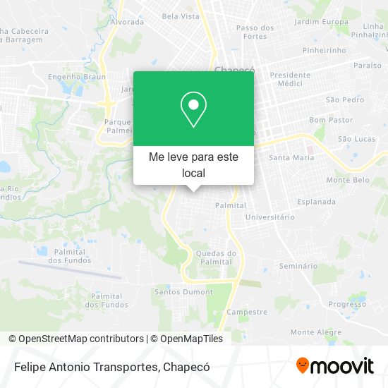 Felipe Antonio Transportes mapa