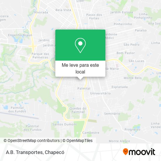 A.B. Transportes mapa