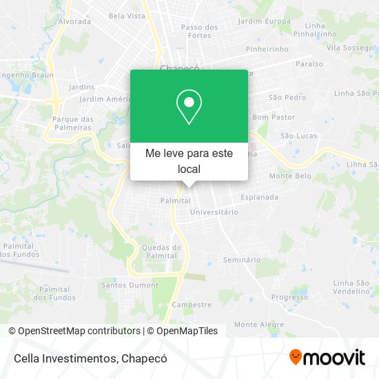 Cella Investimentos mapa